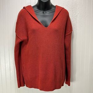 RACHEL ZOE 100% Cotton Hooded Sweater